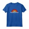 Muscle Shoals Alabama AL Vintage anni '70 Retro Rainbow Design Maglietta - Ideale come Souvenir o Regalo da Viaggio