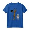 Star Wars Chewbacca Basketball Who Invited Him Maglietta - Officially Licensed Apparel for Fans