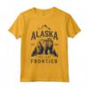 Alaska T-shirt The Last Frontier Bear Home State Vintage - Ideale Regalo Compleanno per Escursionisti e Amanti dell'Outdoor