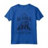 Alaska T-shirt The Last Frontier Bear Home State Vintage - Ideale Regalo Compleanno per Escursionisti e Amanti dell'Outdoor