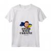 Donna Ucraina Alaska Bandiere Ritratto Zelensky - Maglietta Supporto Solidarietà con Collo a V - Acquista Online