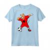 Dabbing Pitbull Albania Soccer - Fun Dog Soccer T-shirt for Albanian Football Fans - Support the National Team!