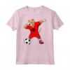 Dabbing Pitbull Albania Soccer - Fun Dog Soccer T-shirt for Albanian Football Fans - Support the National Team!
