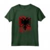 HapTiger Albania Aquila Kosovo Maglietta - T-shirt Calcio Nazionale con Taglio Classico - Supporter Albania e Kosovo