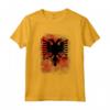 HapTiger Albania Aquila Kosovo Maglietta - T-shirt Calcio Nazionale con Taglio Classico - Supporter Albania e Kosovo