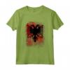 HapTiger Albania Aquila Kosovo Maglietta - T-shirt Calcio Nazionale con Taglio Classico - Supporter Albania e Kosovo