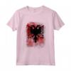 HapTiger Albania Aquila Kosovo Maglietta - T-shirt Calcio Nazionale con Taglio Classico - Supporter Albania e Kosovo