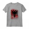 HapTiger Albania Aquila Kosovo Maglietta - T-shirt Calcio Nazionale con Taglio Classico - Supporter Albania e Kosovo