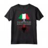Italiano Coltivato con Radici Albanesi - Albania Maglietta Personalizzata per Feste e Eventi - Ideale come Regalo di Famiglia e Souvenir di Città Albanesi