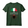 Italiano Coltivato con Radici Albanesi - Albania Maglietta Personalizzata per Feste e Eventi - Ideale come Regalo di Famiglia e Souvenir di Città Albanesi