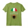 Italiano Coltivato con Radici Albanesi - Albania Maglietta Personalizzata per Feste e Eventi - Ideale come Regalo di Famiglia e Souvenir di Città Albanesi