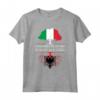 Italiano Coltivato con Radici Albanesi - Albania Maglietta Personalizzata per Feste e Eventi - Ideale come Regalo di Famiglia e Souvenir di Città Albanesi