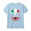 Radici Albanesi Coltivate in Italia - Maglietta Bandiera Albania Italia - Regalo per Immigrati Orgogliosi