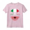 Radici Albanesi Coltivate in Italia - Maglietta Bandiera Albania Italia - Regalo per Immigrati Orgogliosi