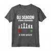 Gioco Scacchi Divertente Maglietta - Gli Scacchi Stanno Chiamando - Ideale per gli Appassionati di Scacchi