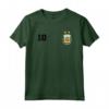 Maglia Bandiera Argentina Vintage - Cuore Argentino Maglietta per Tifosi di Calcio - Regalo Patriottico Argentina