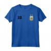 Maglia Bandiera Argentina Vintage - Cuore Argentino Maglietta per Tifosi di Calcio - Regalo Patriottico Argentina