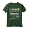 Ingegnere Energetico Job Label Skills Solving Coffee Beer Maglietta - Ideale per un Regalo Unico per Gli Ingegneri