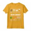 Ingegnere Energetico Job Label Skills Solving Coffee Beer Maglietta - Ideale per un Regalo Unico per Gli Ingegneri