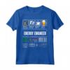 Ingegnere Energetico Job Label Skills Solving Coffee Beer Maglietta - Ideale per un Regalo Unico per Gli Ingegneri