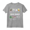 Ingegnere Energetico Job Label Skills Solving Coffee Beer Maglietta - Ideale per un Regalo Unico per Gli Ingegneri