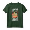 Maglietta Alimentato da Ramen e K-Pop Graphic per Ragazze Adolescenti - Abbigliamento Kawaii Kpop Giapponese e Coreano