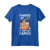 Maglietta Alimentato da Ramen e K-Pop Graphic per Ragazze Adolescenti - Abbigliamento Kawaii Kpop Giapponese e Coreano