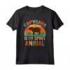 Capybara Spirit Animal Vintage Donna Maglietta - Ideale per Regalo Unico a Tema Animali Esotici e Proprietari di Capibara