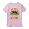 Capybara Spirit Animal Vintage Donna Maglietta - Ideale per Regalo Unico a Tema Animali Esotici e Proprietari di Capibara