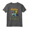 Happy Camper Camping Campfire Nature Tent - Maglietta per Amanti del Campeggio e della Natura - Ideale come Regalo di Natale o Compleanno