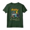 Happy Camper Camping Campfire Nature Tent - Maglietta per Amanti del Campeggio e della Natura - Ideale come Regalo di Natale o Compleanno
