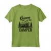 Queen Of The Camper - Maglietta Campeggio Natura All'aperto Tenda - Ideale per Natale o Compleanno