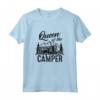 Queen Of The Camper - Maglietta Campeggio Natura All'aperto Tenda - Ideale per Natale o Compleanno