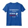 Informatico Di Giorno Serial Griller - BBQ Maglietta Divertente per Cuochi Informatici - Ideale per Compleanno o Natale