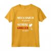Meccanico Di Giorno - Serial Griller La Sera BBQ Maglietta - Ideale per Festa del Papà e Compleanni