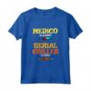 BBQ BBQ Regalo Uomo - Iconica Maglietta per Medici Amanti del Barbecue - Ideale per Compleanni o Natale
