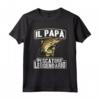 Festa del Papà Pescatore Leggendario Divertente - Maglietta Pesca Uomo Ideale per Natale o Compleanno - Regalo per Pescatori Appassionati