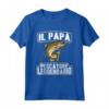 Festa del Papà Pescatore Leggendario Divertente - Maglietta Pesca Uomo Ideale per Natale o Compleanno - Regalo per Pescatori Appassionati