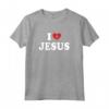 I Heart Love Jesus - T-shirt unisex con Design Grafico Religioso - Ideale per eventi religiosi e come Idea Regalo