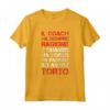 Regalo Allenatore Maglia Coach Divertente - Il Coach ha Sempre Ragione - Tee Shirt con Frasi Ironiche e Originali - Marca HapTiger