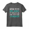 Magliette Divertenti Personal Trainer Palestra Bodybuilding - Non Sto Urlando è Solo la Mia Voce da Trainer - T-Shirt Fitness Uomo HapTiger