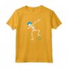 Dab Dabbing Scheletro Pallanuoto Halloween Nuotare Maglietta - Ideale per gli Appassionati di Halloween e Nuoto - HapTiger Design