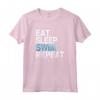 Mangiare Dormire Nuotare - Camicia Ripetuta per Nuotatori | Fantastica Maglietta per Allenatori e Bagnini - Regalo di Natale per Squadre di Nuoto