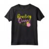 Gioco Delle Bocce Bowling Queen - Maglietta per Donne e Ragazze Appassionate di Bowling - Idea Regalo per Natale e Compleanno