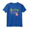 Gioco Delle Bocce Bowling Queen - Maglietta per Donne e Ragazze Appassionate di Bowling - Idea Regalo per Natale e Compleanno