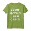 Pallavolo Birra Volley Pallavolista Caffè Maglietta - Design Divertente per Appassionati di Volleyball - Acquista Online