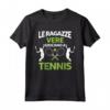 Le Ragazze Vere Giocano A Tennis - Maglietta Divertente per Tennisti - Regalo Ideale per il Tennis Club