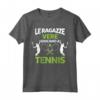 Le Ragazze Vere Giocano A Tennis - Maglietta Divertente per Tennisti - Regalo Ideale per il Tennis Club