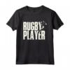 Evoluzione del Giocatore di Rugby - Maglietta Rugby Player con Disegno di Squadra - Ideale per Appassionati di Rugby e Allenatori