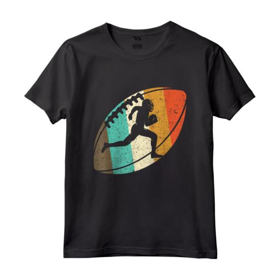 Maglia retrò Quaterback del giocatore di football americano - T-shirt vintage per tifosi e giocatori - Ideale per Natale o compleanno